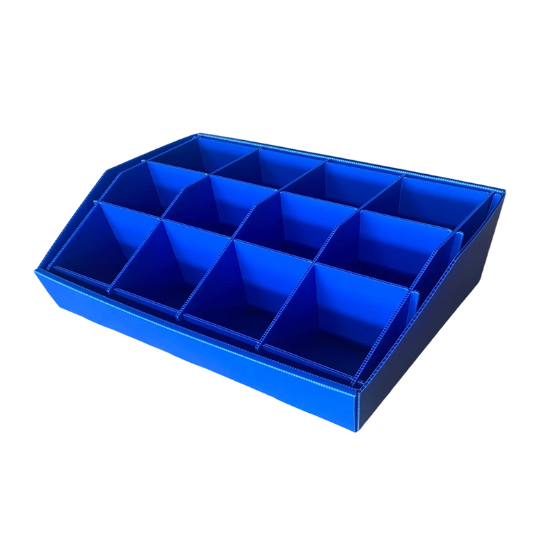 Opdelt Coroplast PP Hulplade Hardware Sorteringskasse