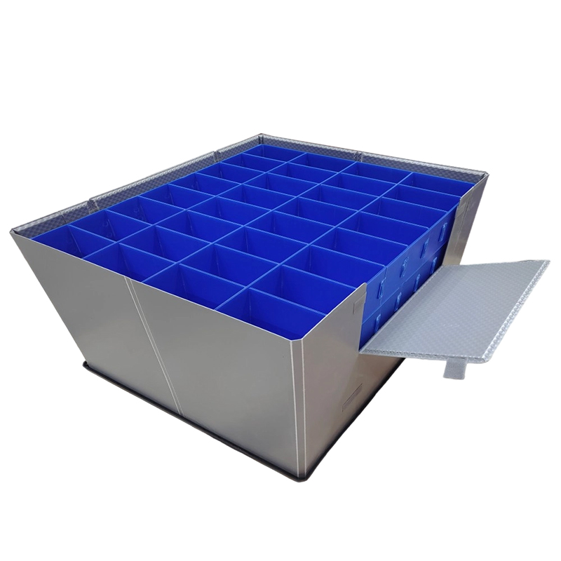 Opdelt Coroplast PP Hulplade Hardware Sorteringskasse