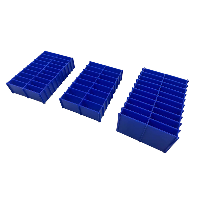 Opdelt Coroplast PP Hulplade Hardware Sorteringskasse